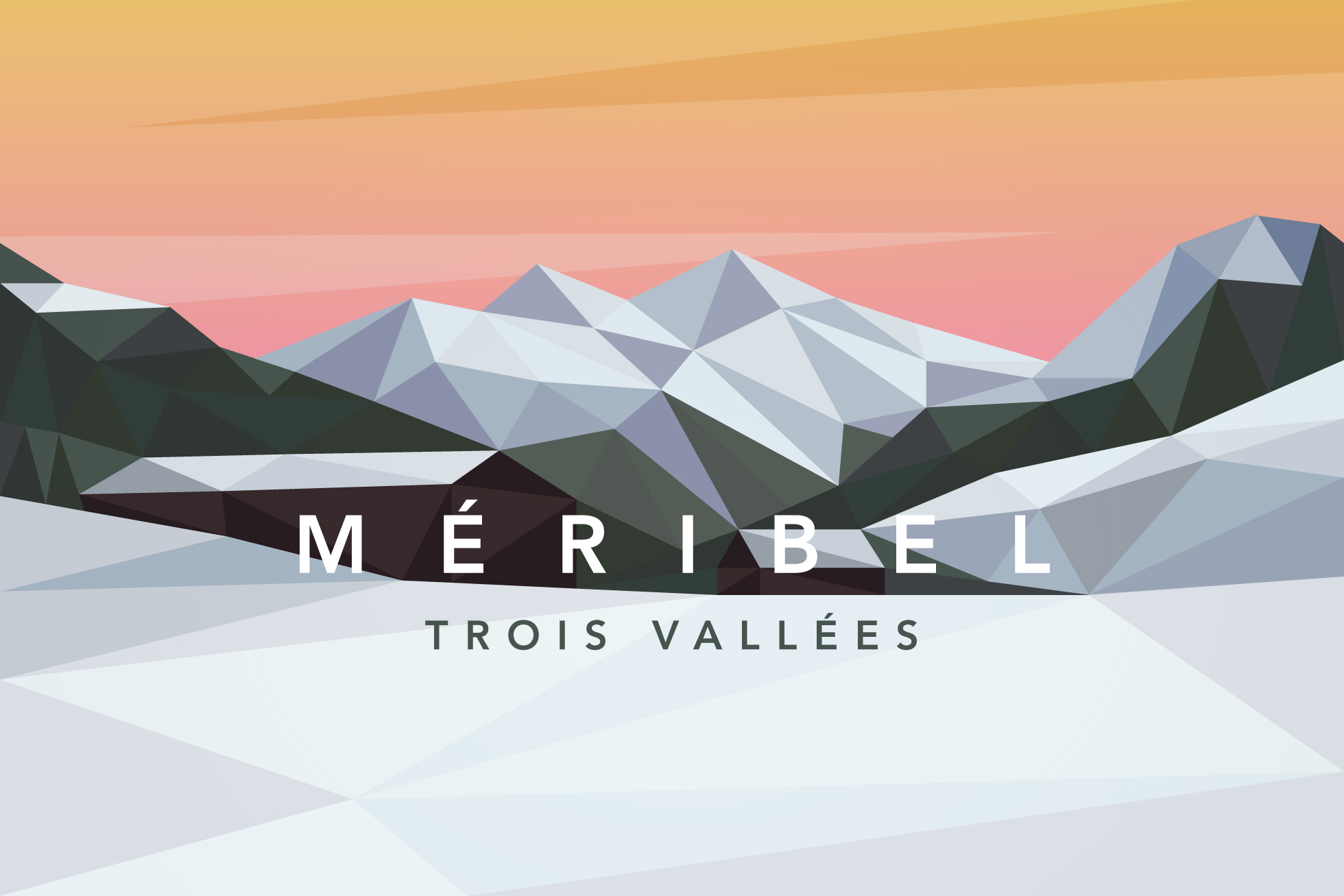 trois vallees illustrations meribel